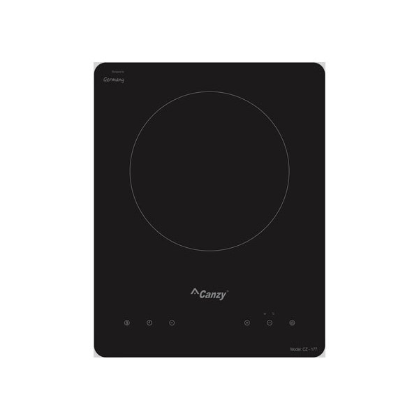 Bếp Từ Đơn Canzy CZ-177 - Kính Cường Lực, 2600W, Màu Đen, Made In Germany