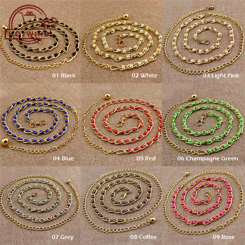 Thắt lưng nữ đính ngọc trai giả thời trang