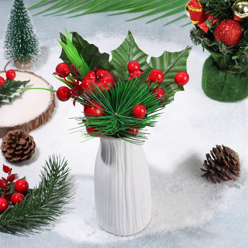 KUNHEV Hoa Mẫu Đơn Nhân Tạo Màu Đỏ Trang Trí Giáng Sinh DIY