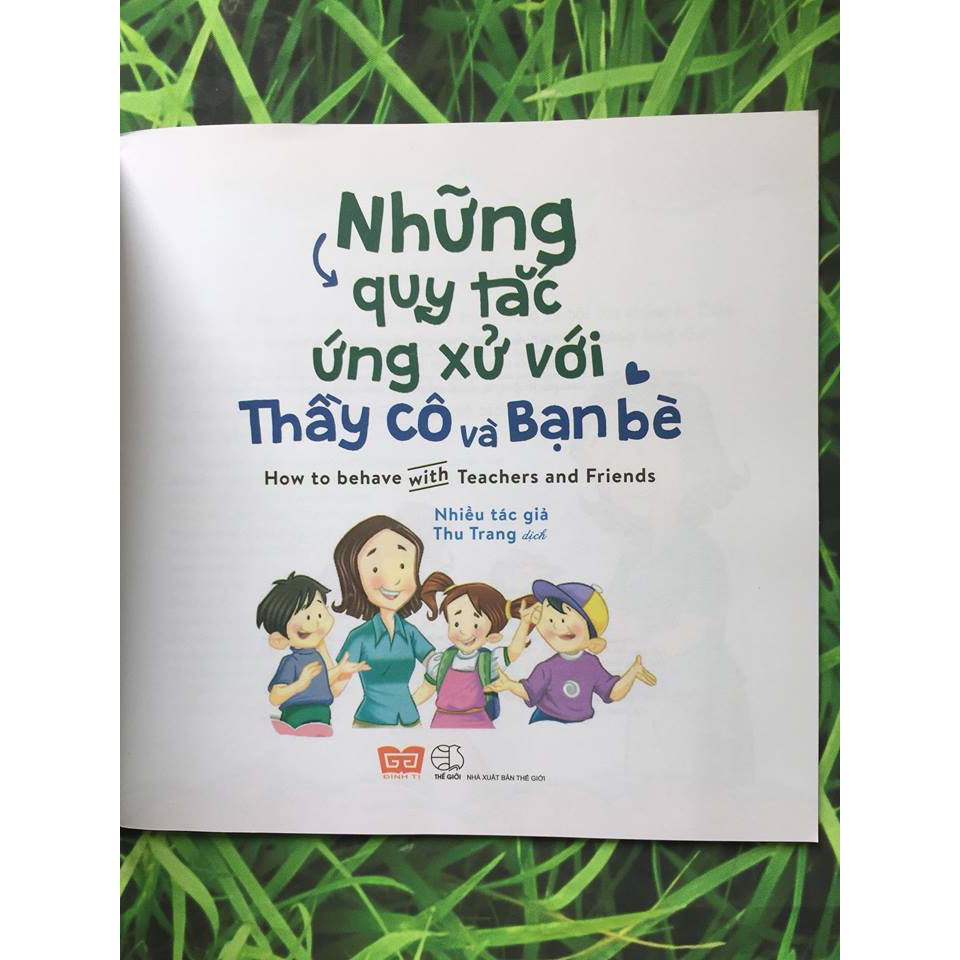 Sách - Song ngữ Anh Việt Những Quy Tắc Ứng Xử Với Thầy Cô và Bạn Bè (Kỹ Năng Sống Dành Cho