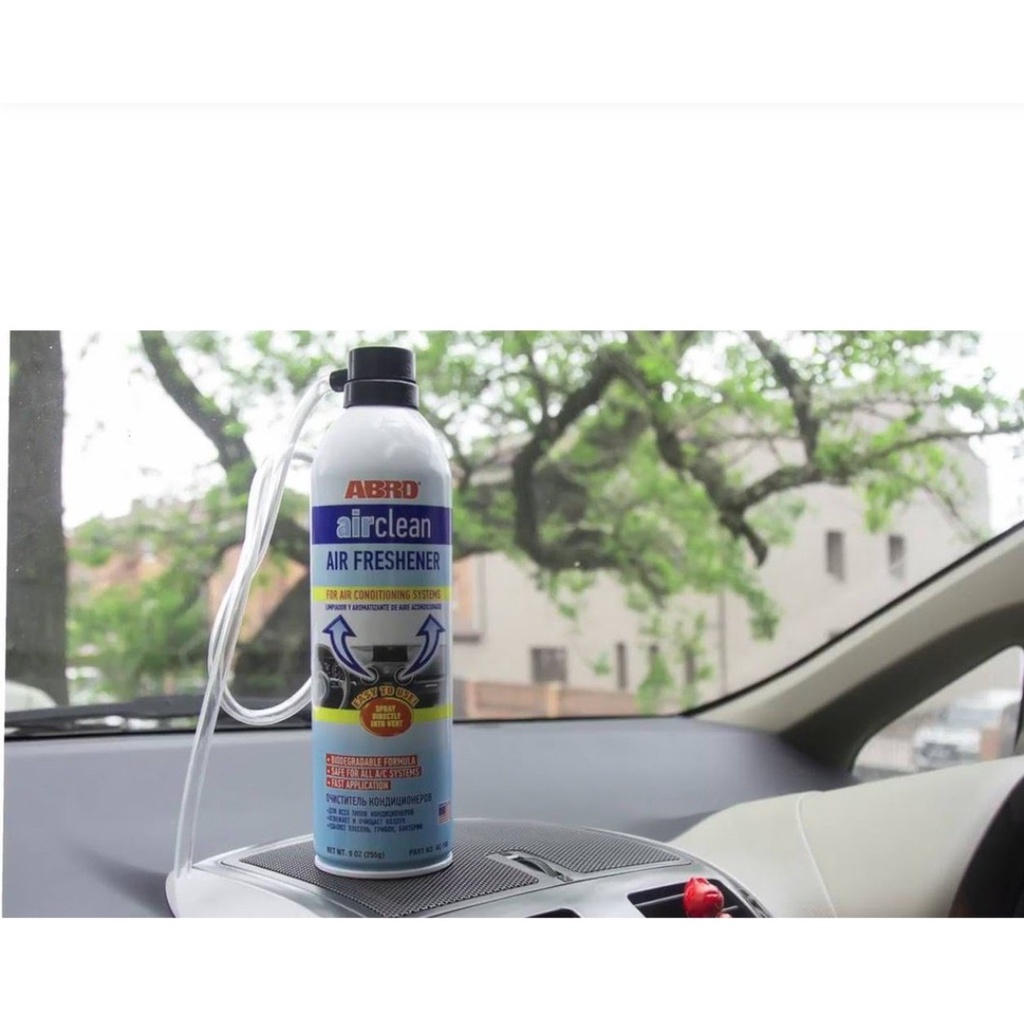 Dung Dịch Vệ Sinh Khử Mùi Điều Hòa Xe Ô tô ABRO AIR CLEANER 255g - Khử Mùi Máy Lạnh ABRO