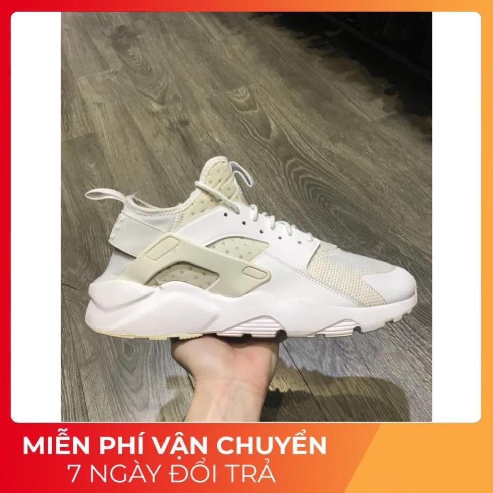 [Real] Giày Nike Huarache 2hand trắng 43 27.5cm . HOT . '