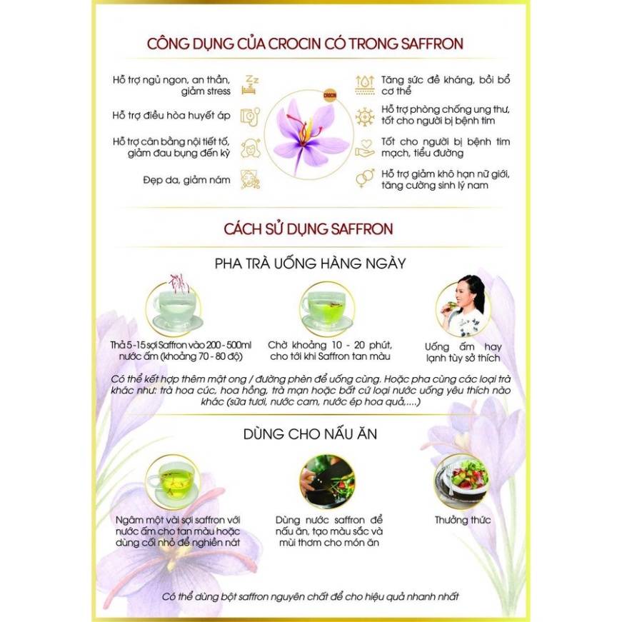 Nhụy hoa nghệ tây 2 Hộp Saffron Jahan 1Gram /Hộp chính hãng