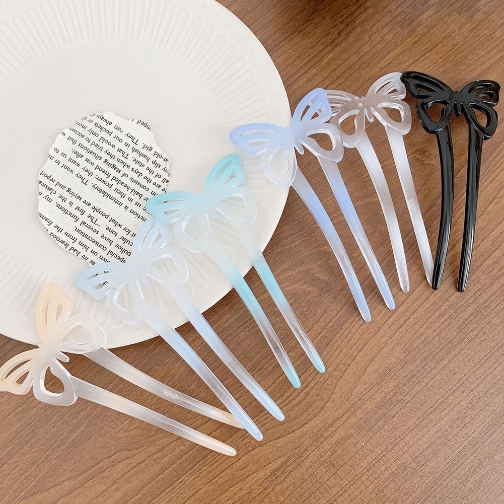 Kẹp Tóc Hình Bướm Màu Sắc Ngọt Ngào