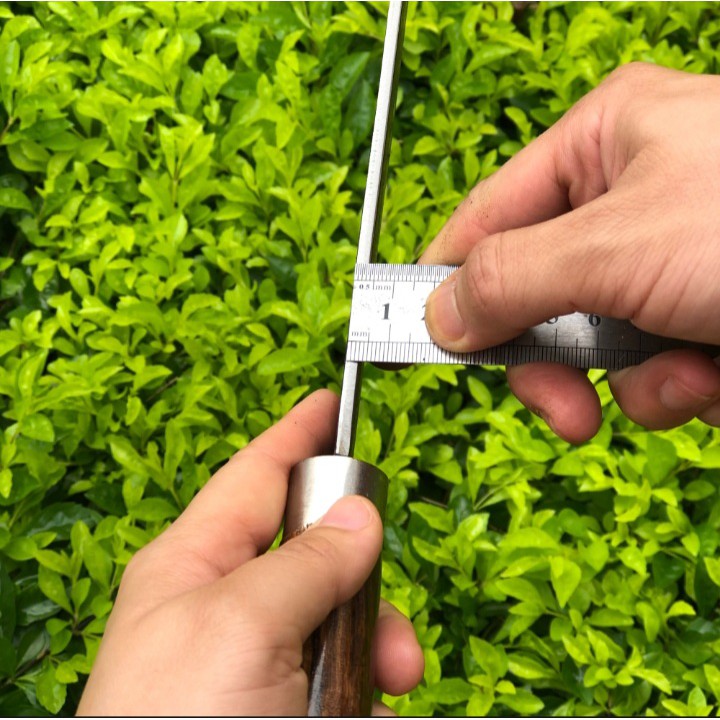 Dao Thái Làm Từ Thép Không Gỉ Trắng Sáng - Mộc Nhiên Phúc Sen