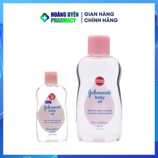 Dầu massage dưỡng ẩm Johnson s Baby Oil 50ml & 200ml mát xa