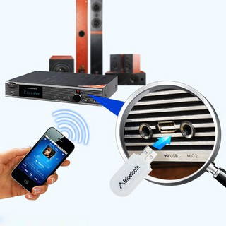 Usb nhận tín hiệu bluetooth không dây đầu ra 3.5mm cho xe hơi