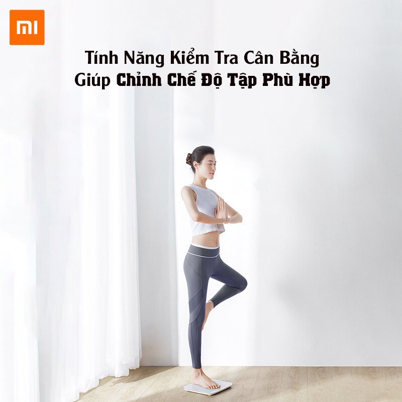 Cân Điện Tử Theo Dõi Sức Khỏe Thông Minh Xiaomi Gen 2 Kết Nối Bluetooth 5.0 Mặt Kính Cường Lực _ BH 6 Tháng