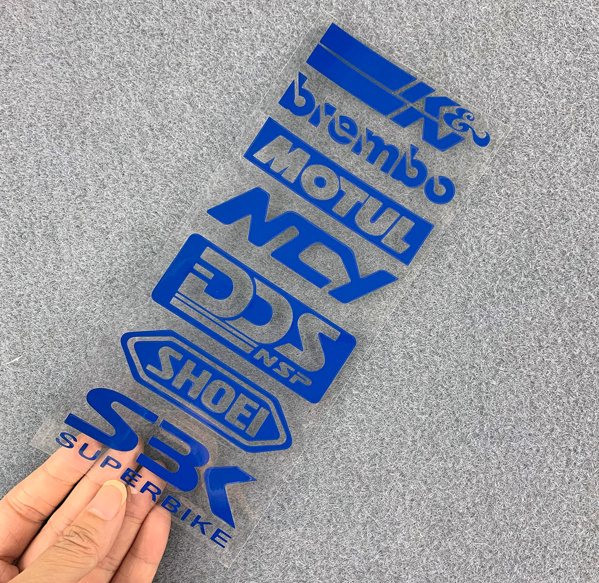 Decal dán trang trí họa tiết SBK phản quang độc đáo | BigBuy360 - bigbuy360.vn