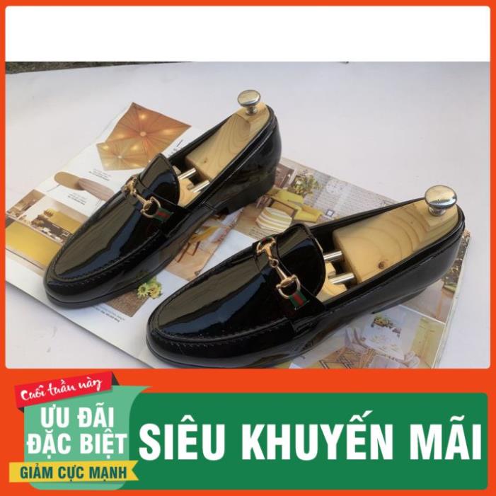 Giày da nam quai dù G.C mới mẻ chất liệu da bóng phù hợp phối đồ quần âu - áo sơ mi - đi tiệc ...vv 😅