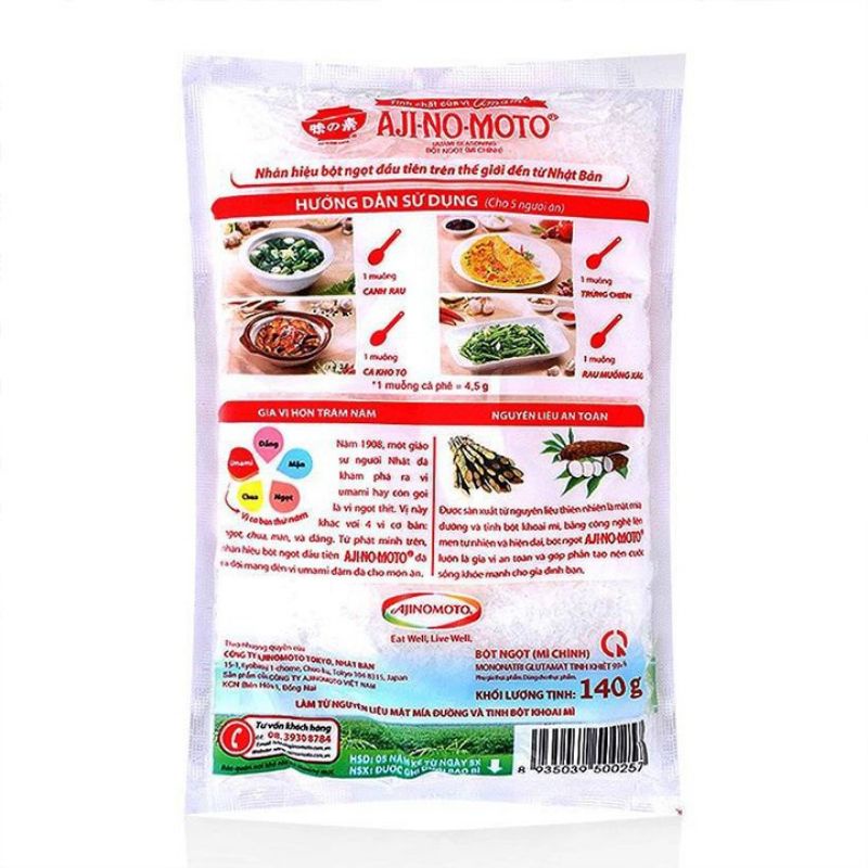 Bột Ngọt Ajinomoto Gói 100g/140g