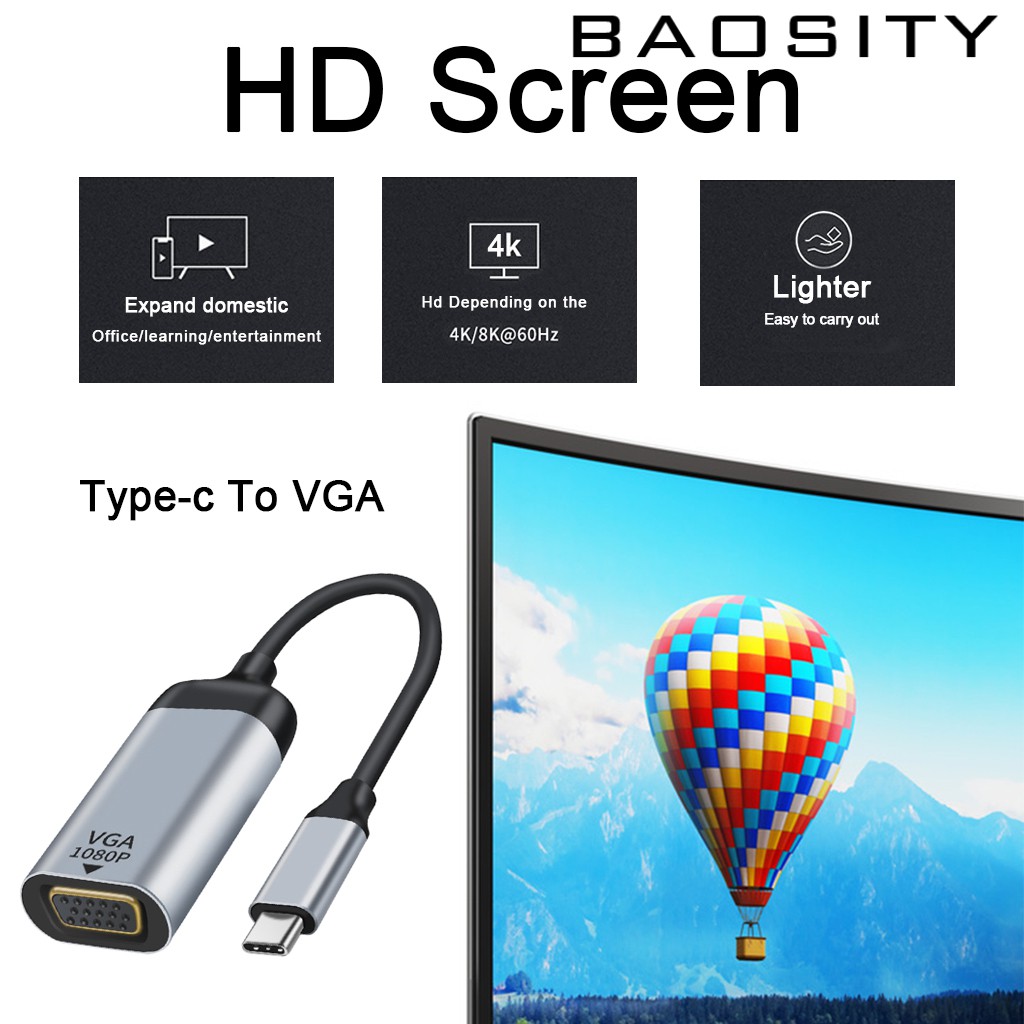 Cáp Chuyển Đổi Type-C Usb C Sang Hdmi / Dp / Mini Dp / Vga 2.0 4k