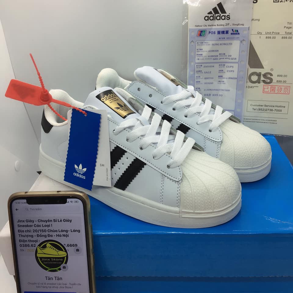[ FREE SHIP ] giày thể thao, giày sneaker trắng das superstar mũi sò tem vàng  hàng 11 cao cấp đủ size nam nữ Jinx Store | BigBuy360 - bigbuy360.vn