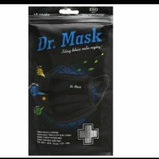 GÓI 10 CÁI KHẨU TRANG Y TẾ CARBON THAN HOẠT TÍNH 4 LỚP DR.MASK
