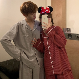( Sẵn Xám Nam ) Bộ đồ pyjama cặp đôi ulzzang AK1408