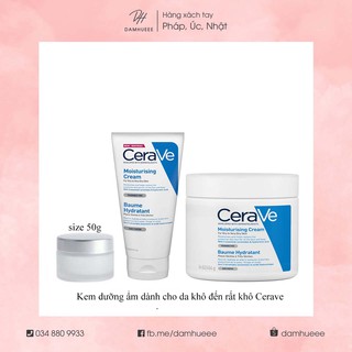 [Nhiều size] Kem dưỡng ẩm CERAVE Baume Hydratant (Moisturising Cream) cho Da khô đến Rất Khô