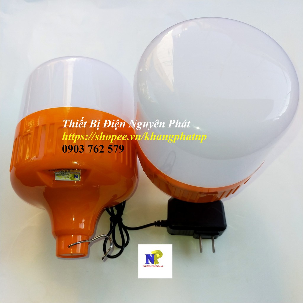 Bóng Đèn LED Tích Điện 80w (Bóng Đèn LED Sạc Tích Điện) - Hàng Chất Lượng