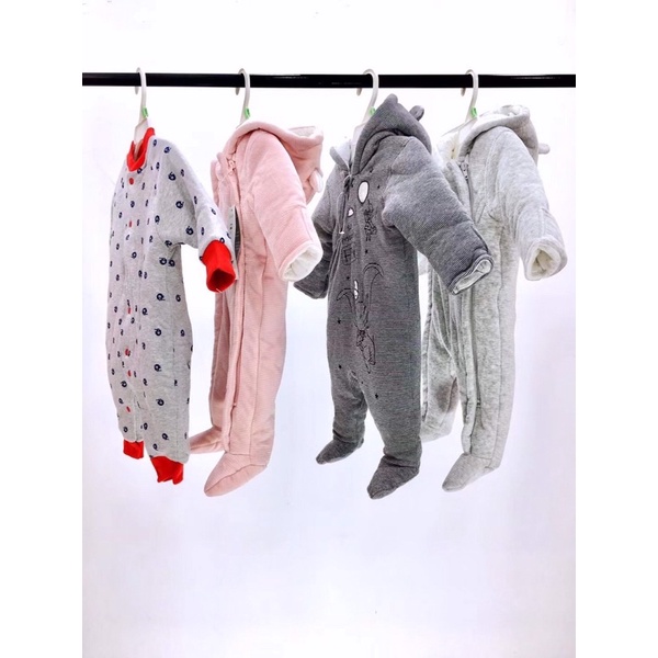 Body ủ bông mùa đông size 0-24m