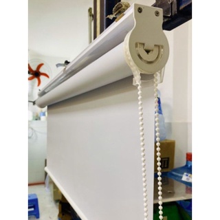 (Rèm ngang 1.7m) Rèm cửa, màn sáo, rèm sáo cuốn 6 màu, vải trơn 2 mặt chống nắng 100%