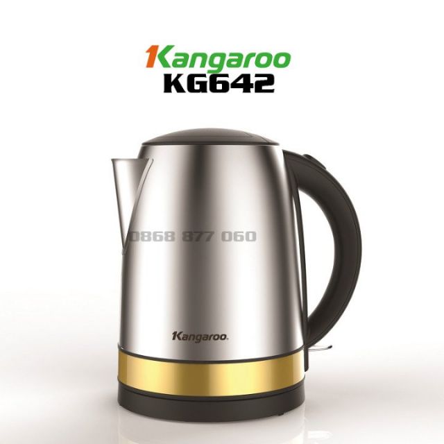 (CHÍNH HÃNG) ẤM SIÊU TỐC KANGAROO KG642 HÀNG CAO CẤP