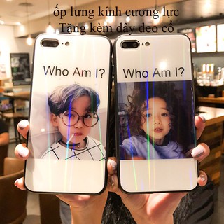 Ốp lưng kính cương lực in hình cá nhân
