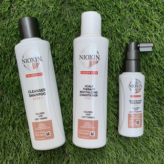 Bộ dầu gội Nioxin TrialKit chống rụng tóc System 3 150ml 2019 ( Colored Hair)