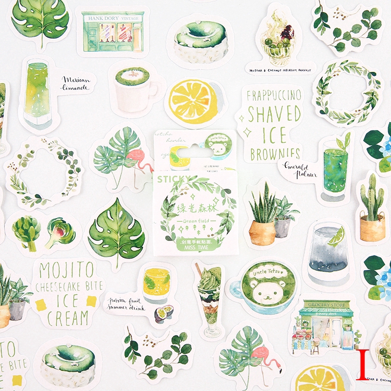 Set miếng dán họa tiết hoạt hình dễ thương dùng để trang trí