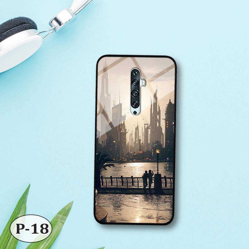 Ốp lưng kính OPPO Reno 2F- hình 3D