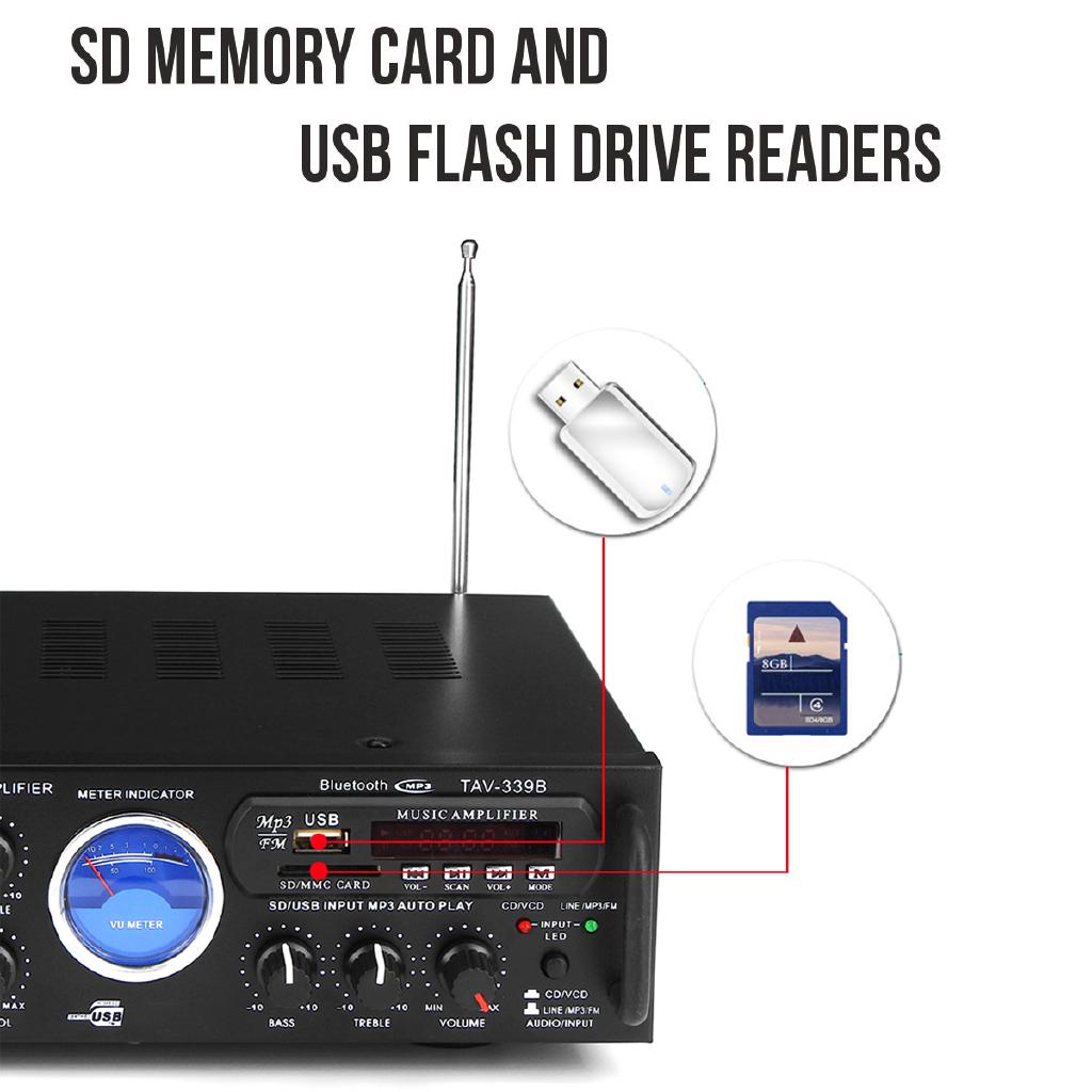 Bộ Khuếch Đại Âm Thanh Bluetooth 600w