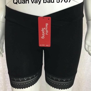 Quần đùi bầu váy cạp chéo