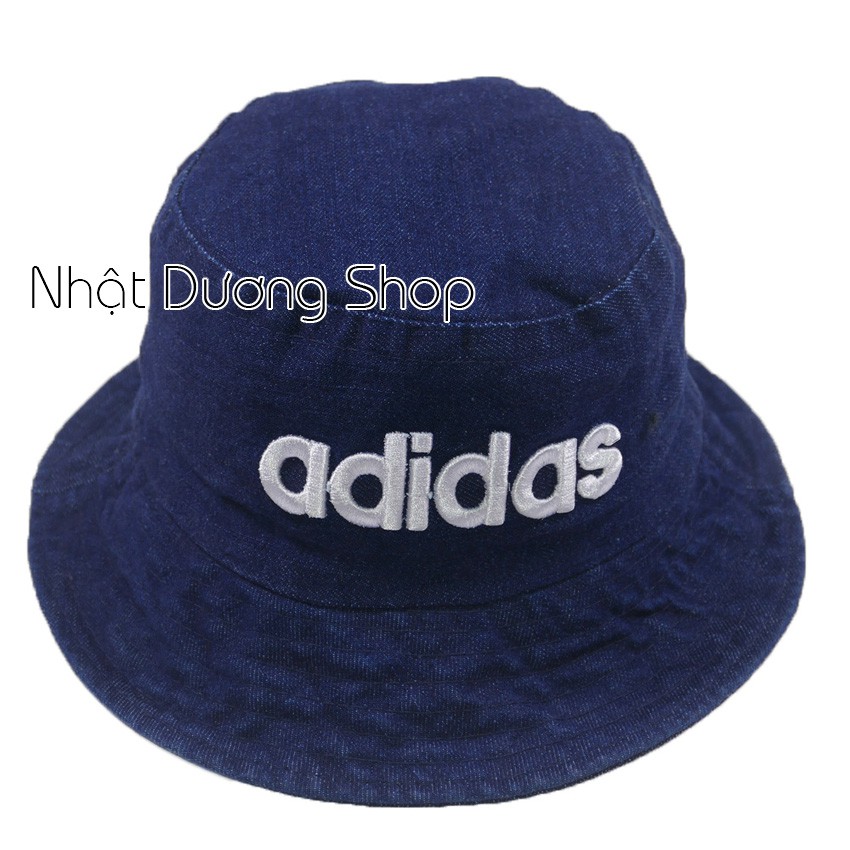 Nón bucket jean - Xanh jean đậm chất liệu vải Jeans oát mềm tạo cảm giác thoải mái cho các bạn nhỏ