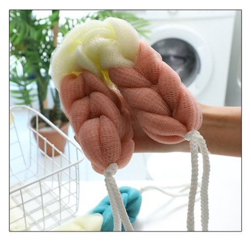 Dây Bông Tắm mẫu dài mềm mịn tạo bọt, hỗ trợ chà lưng dễ dàng
