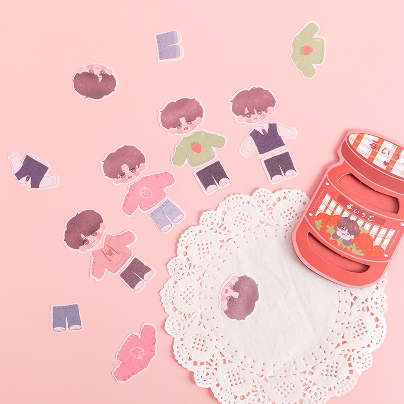 Sticker cute dán laptop, hình dán mũ bảo hiểm, điện thoại, vali miếng dán chống nước siêu đẹp