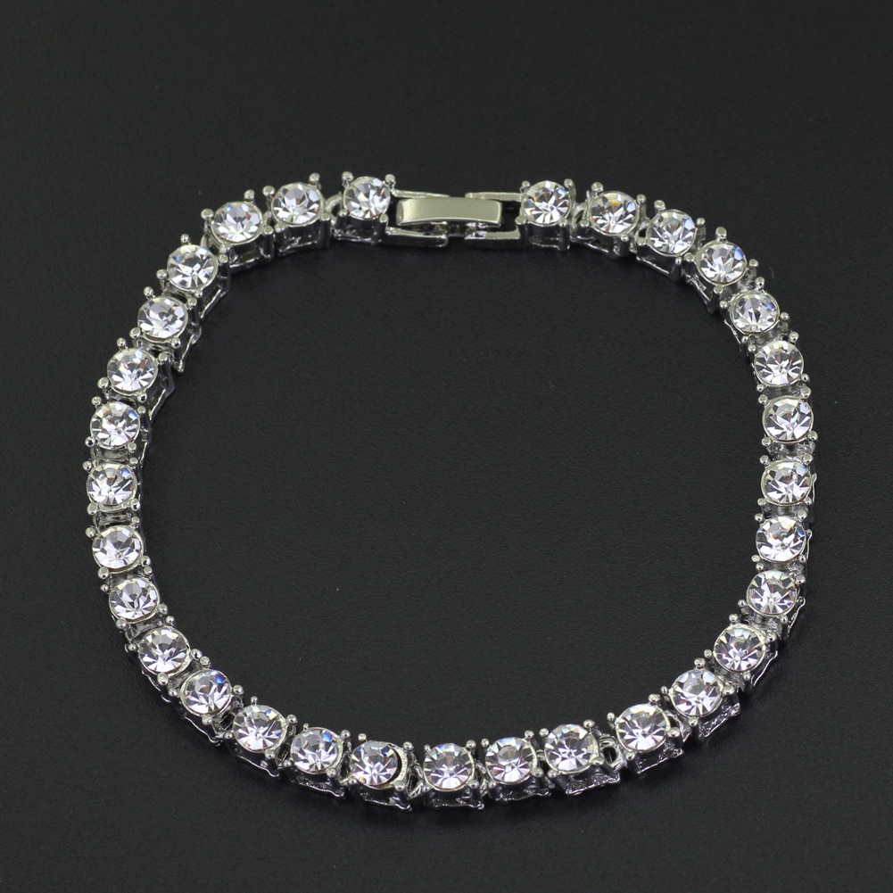 Vòng tay nam nữ Tenis HIPHOP ĐÍNH ĐÁ - Lắc tay tenis-  V07