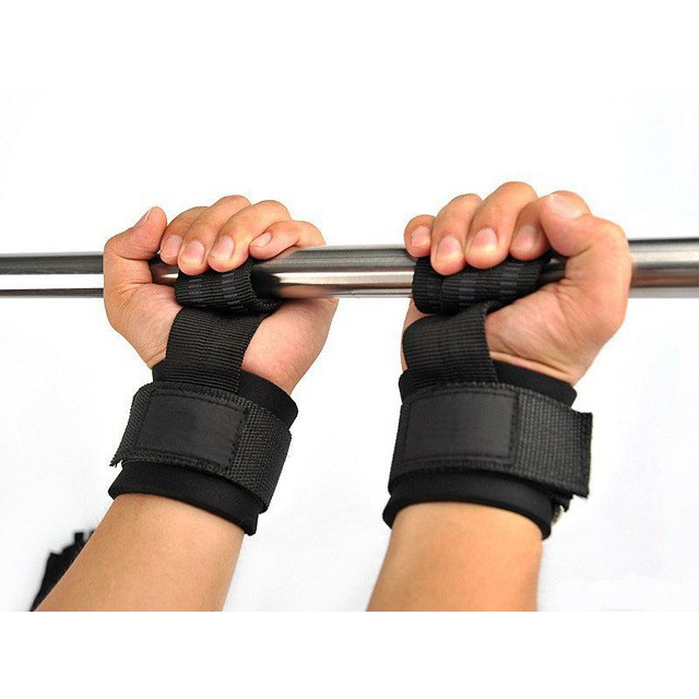 2 chiếc Dây Kéo Lưng có điệm Kết Hợp Quấn Cổ Tay Aolikes phụ kiện Gym thể thao Aolikes 7638