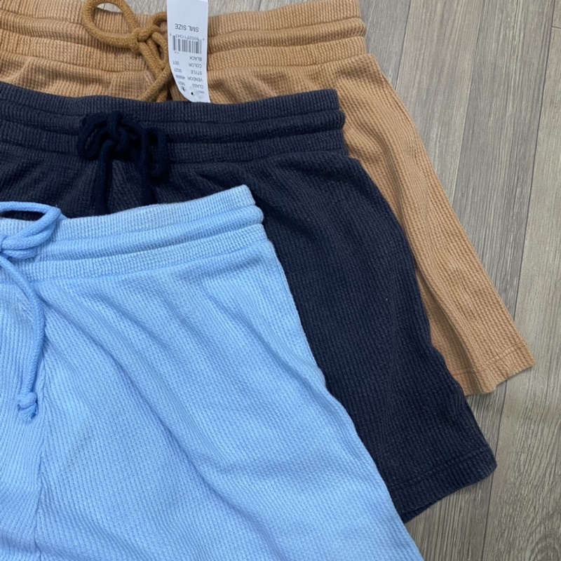 Quần shorts thun gân LAhearts Xuất Xịn