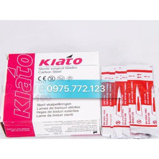 Lưỡi dao mổ phẫu thuật hộp Kiato 100 cái