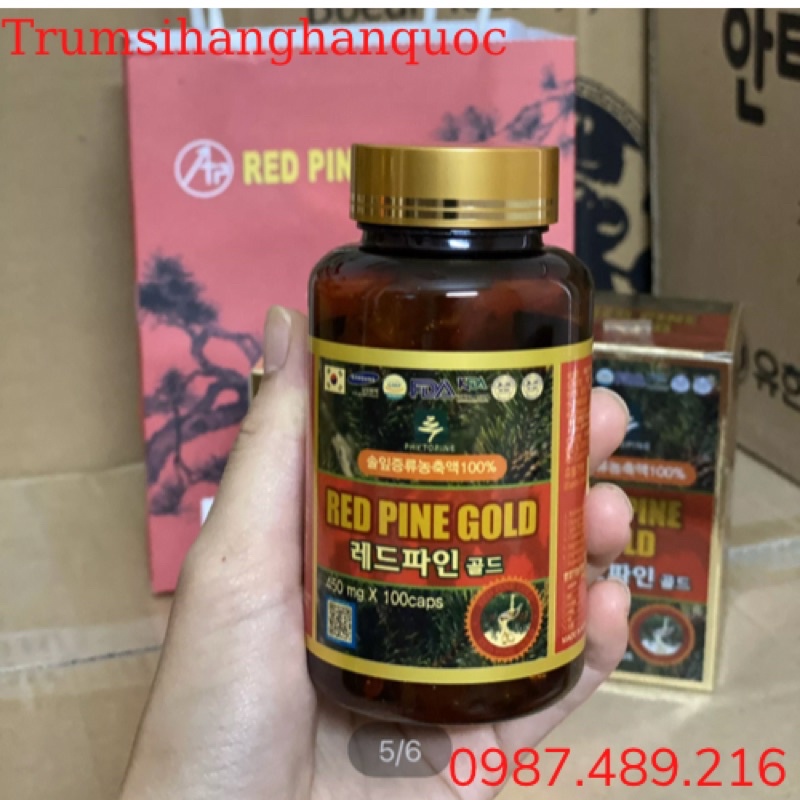 TINH DẦU THÔNG ĐỎ HÀN QUỐC 100 viên, kèm quà tặng