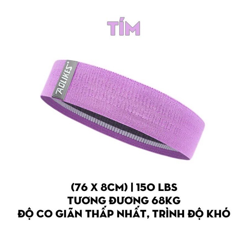 [Có bán lẻ] Dây kháng lực Miniband Aolikes tập gym