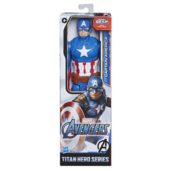 Đồ Chơi Mô hình MATTEL siêu anh hùng Captain America 30cm oai hùng AVENGERS E7877