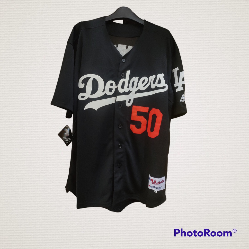 Áo khoác Bóng Chày Dodgers (Đen)