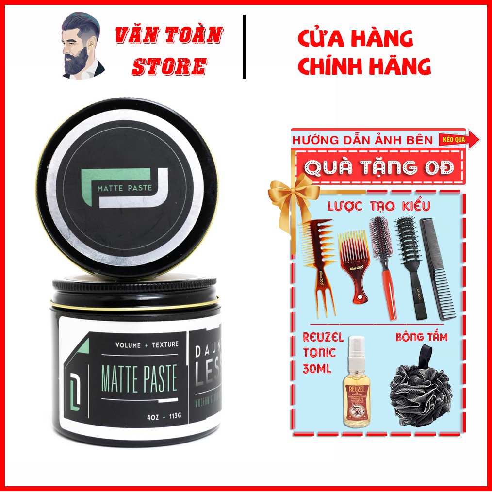 Sáp vuốt tóc Dauntless Matte Paste 113gr - new 2021