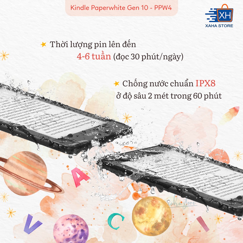 NEW 100% - SEAL - Máy đọc sách Amazon Kindle Paperwhite 4 (thế hệ thứ 10 - 8/32GB) - Kèm phụ kiện giá sốc | BigBuy360 - bigbuy360.vn
