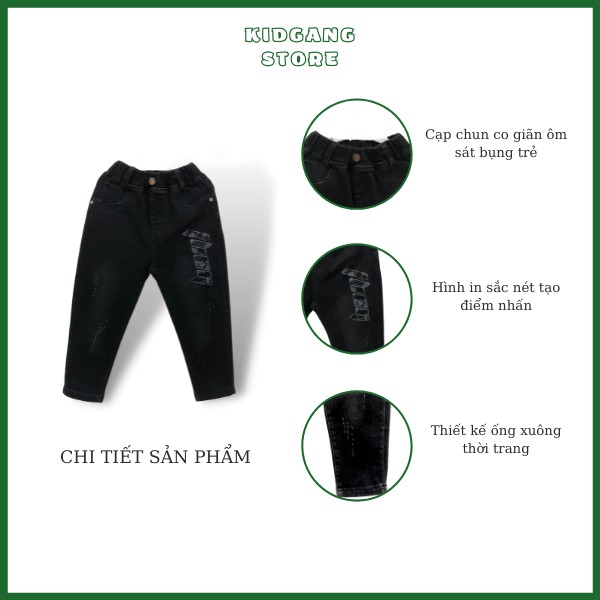Quần jean bé trai, Quần bò bé trai từ 16-20kg