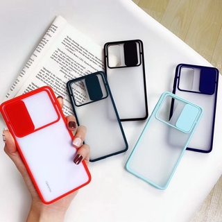 Ốp điện thoại trong suốt có nắp trượt bảo vệ camera cho VIVO V20 Pro SE