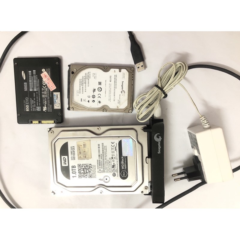 Trọn bộ dock đọc ổ cứng 3.5 và 2.5 ssd hdd lap case- đọc ổ dung lượng cao 6 10 16T