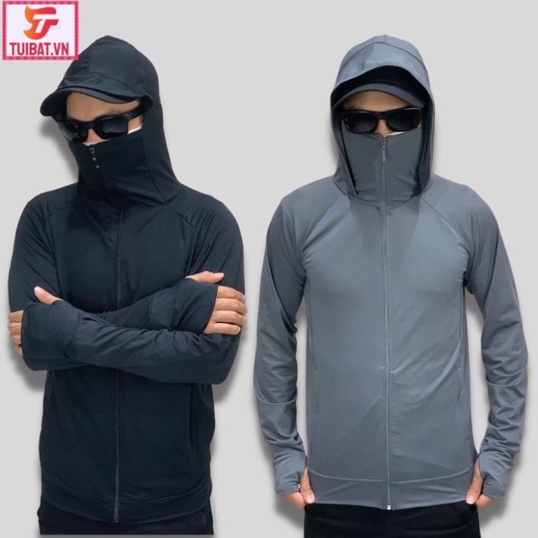Áo chống nắng nam nữ thời trang thể thao Hàn Quốc thông hơi thoáng mát, che mặt, ngăn tia UV tuyệt đối ANU ྇