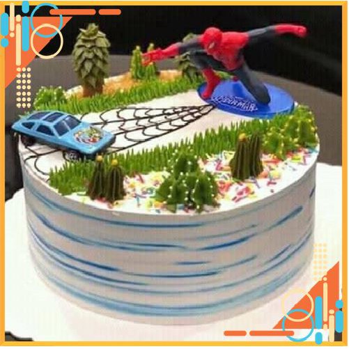 [SALE SỐC] Set người nhện Spiderman 7 tư thế trang trí bánh sinh nhật