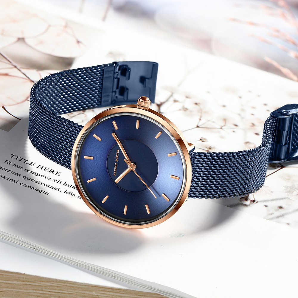 Đồng Hồ nữ HANNAH MARTIN chính hãng - model hm-1052 - thép không gỉ - bảo hành 1 năm | BigBuy360 - bigbuy360.vn