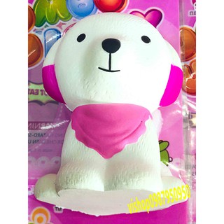 SQUISHY CHÓ CON ĐEO YẾM XANH (thaolinh950)